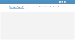 Desktop Screenshot of cvwatercounts.com